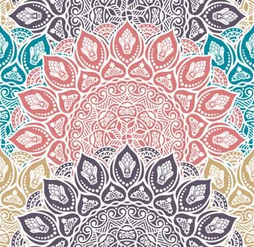 Vector abstract seamless geometric background Stock Illustration