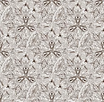 Vector abstract seamless geometric background Stock Illustration