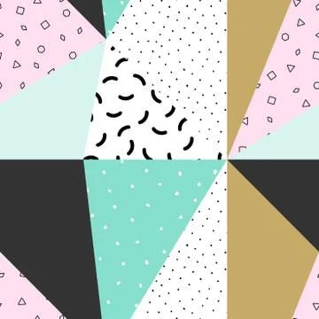 Vector abstract seamless geometric pattern. Иллюстрация