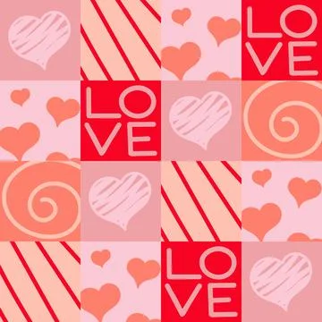 Vector abstract, seamless geometric pattern Stock Illustration
