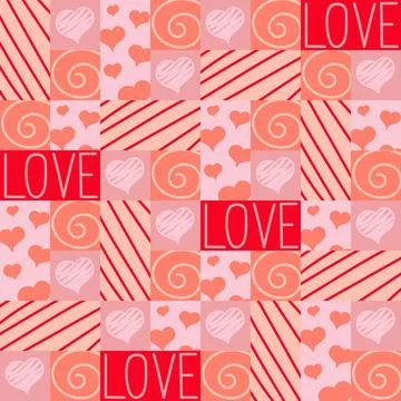 Vector abstract, seamless geometric pattern 스톡 일러스트