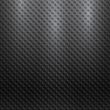 Vector abstract seamless metallic pattern with hexagon grille Stock Illustration