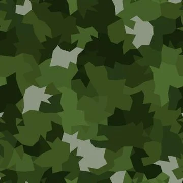 Vector abstract seamless pattern camouflage textile pixel style pattern イラスト素材
