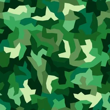 Vector abstract seamless pattern camouflage textile pixel style pattern Stock Illustration