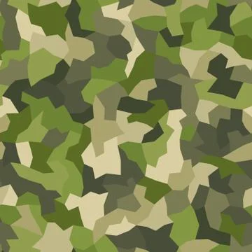 Vector abstract seamless pattern camouflage textile pixel style pattern Stock Illustration