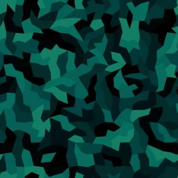 Vector abstract seamless pattern camouflage textile pixel style pattern イラスト素材