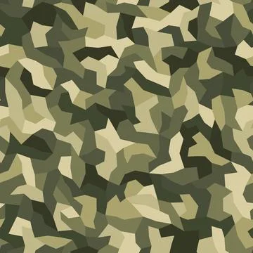 Vector abstract seamless pattern camouflage textile pixel style pattern Stock Illustration