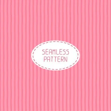 Vector abstract seamless pattern of hand drawn lines. Doodle background. Stock Illustration