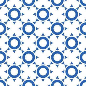 Vector abstract seamless pattern Stock Illustration