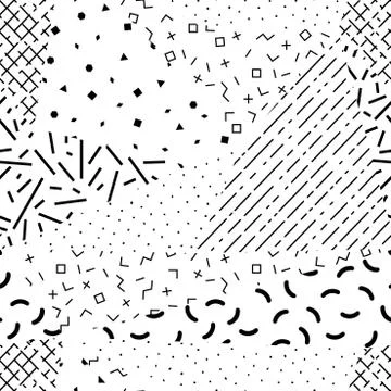 Vector abstract seamless pattern. 스톡 일러스트