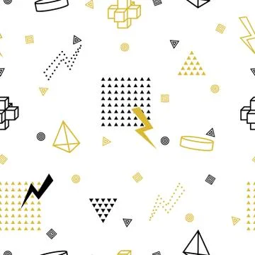 Vector abstract seamless pattern. Illustrazione stock