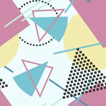 Vector abstract seamless pattern. Illustrazione stock