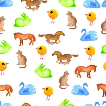 Vector abstract seamless pattern Illustrazione stock