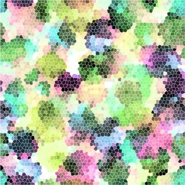 Vector abstract seamless pattern Stock Illustration