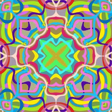 Vector abstract seamless pattern. Stock Illustration