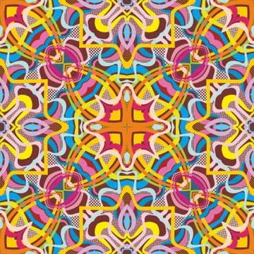 Vector abstract seamless pattern. Illustrazione stock