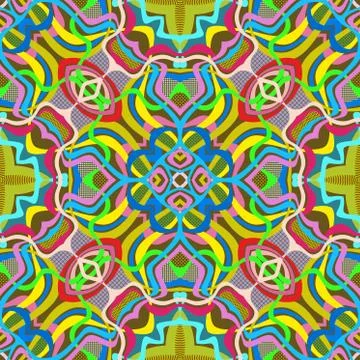 Vector abstract seamless pattern. Stock Illustration