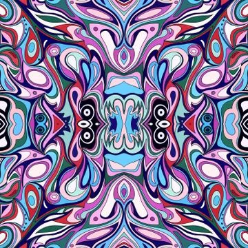 Vector abstract seamless pattern Stock Illustration
