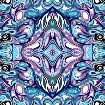 Vector abstract seamless pattern Stock Illustration