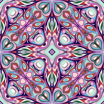 Vector abstract seamless pattern Stock Illustration