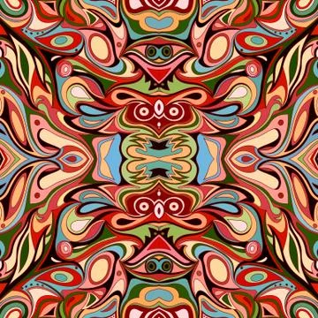 Vector abstract seamless pattern 스톡 일러스트