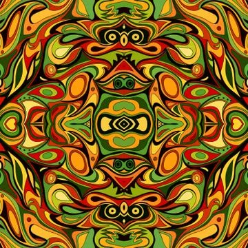 Vector abstract seamless pattern イラスト素材