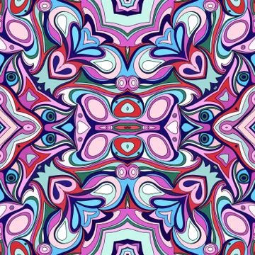 Vector abstract seamless pattern 库存插图