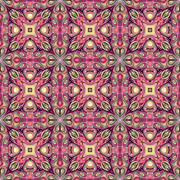 Vector abstract seamless pattern. Stock Illustration
