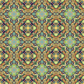 Vector abstract seamless pattern. 스톡 일러스트