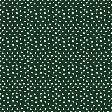 Vector abstract seamless pattern with polka dot ornament made in green color Illustrazione stock