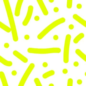 Vector abstract seamless pattern. Prints black lines and hand drawn points Stock Illustration