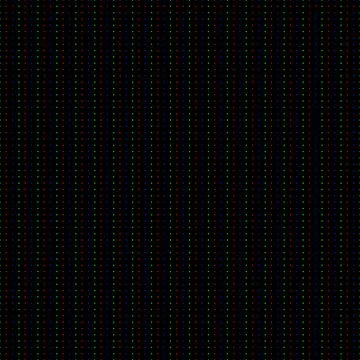 Vector abstract seamless RGB dot matrix background. Closeup of LED display .. Stockillustratie
