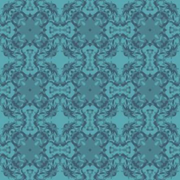 Vector abstract seamless wavy pattern. Hand drawn brush strokes illustration. Illustrazione stock