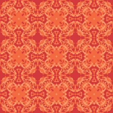 Vector abstract seamless wavy pattern. Hand drawn brush strokes illustration. Stock Illustration