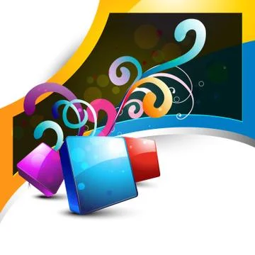 Vector abstract shape Stock-Illustration