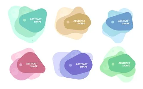 Vector abstract shape Stock Illustration