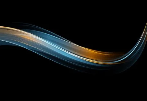 Vector Abstract shiny color wave design element Stock Illustration