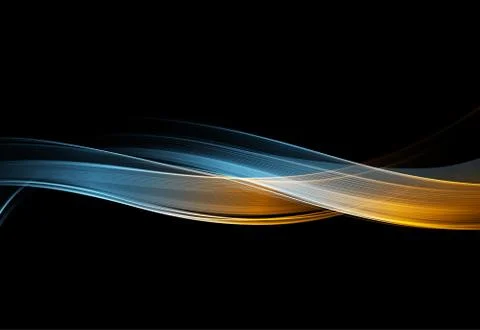 Vector Abstract shiny color wave design element Stock Illustration