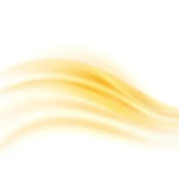 Vector Abstract smoky Gold waves . Template brochure with gold waves design Stock Illustration