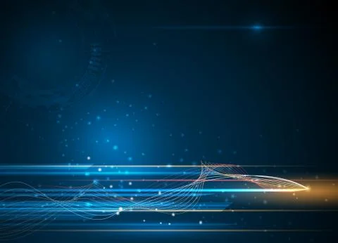 Vector Abstract speed and motion blur background Stock Illustration