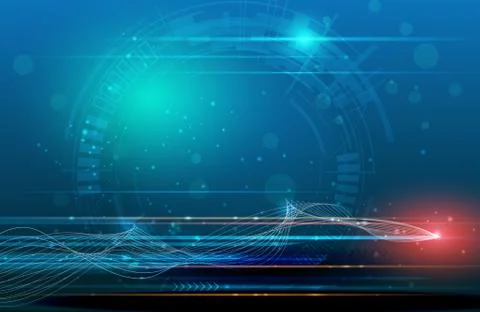 Vector Abstract speed and motion blur background Stock Illustration