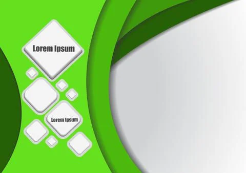 Vector : Abstract square and space for text Stock Illustration