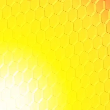 Vector : Abstract square on yellow orange background Stock Illustration