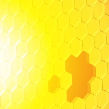 Vector : Abstract square on yellow orange background Stock Illustration