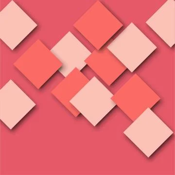 Vector abstract squares background illustration. Stock Illustration