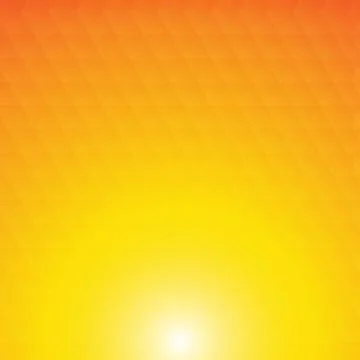 Vector : Abstract squares on orange yellow background Stock Illustration