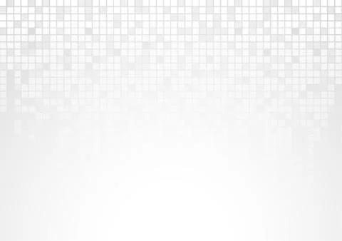 Vector : Abstract squares on white and gray background Stock Illustration