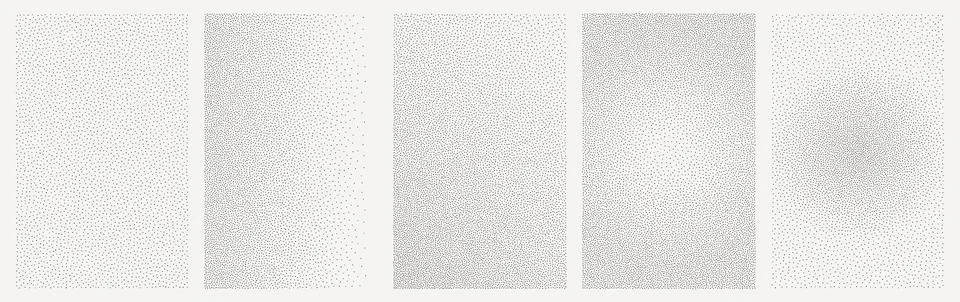 Vector Abstract Stipple Noise Effect. Dotwork BG. Illustrazione stock