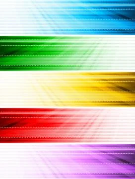 Vector abstract style banners Stock Illustration