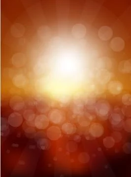 Vector abstract sun holiday blurred background Stock Illustration